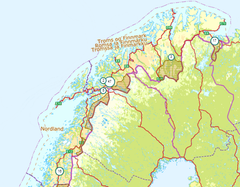 Kart over påviste bjørneskader på sau og tamrein i region 7 og 8 fra 1. juni til 16. august i år. Data hentet fra Miljødirektoratets Rovbase.no.