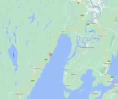 Kart som anviser sted for arbeidet som skal gjennomføres. Kart: Statens vegvesen.