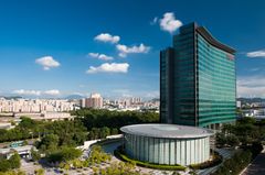 Hovedkontoret til Huawei i Shenzhen, Kina.