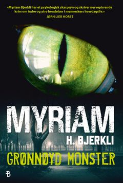 "Grønnøyd monster" av Myriam H. Bjerkli er nominert til Rivertonprisen, og har vunnet Sølvkniven.