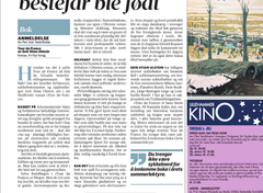 Faksimile fra GD 4. Juli, anmeldelse av Per Ivar Henriksbø