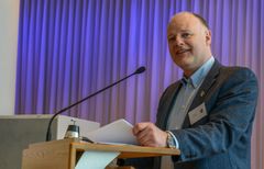 – Arbeidet med planen har bestyrket oss i at det er holdningsskapende arbeid og økt kontrollvirksomhet som er nøkkel til å få ned ulykkestallene, sier Peter L. Larsen fra Ålesund. [Foto: Morten Jensen]
