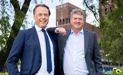 TV 2s tallknusere Kjetil Løset og Terje Sørensen. Foto: Espen Solli, TV 2.