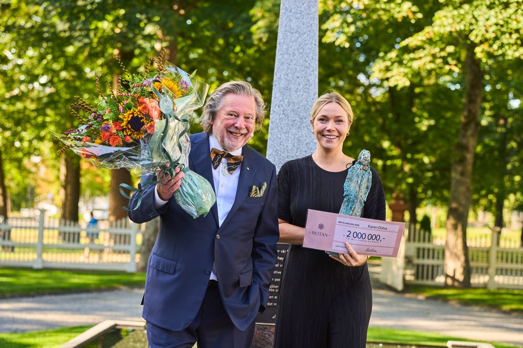Odd Reitan og Karen Dolva, Årets Ladejarl 2022. Foto: Kristoffer Wittrup