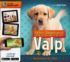 Min drømmevalp - en digitalmagi-bok. Si hei til en digital og magisk valpevenn! Er du klar for valpemoro? Denne fantastiske boken er full av tips, triks og leker du kan gjøre sammen med din helt egen valp. Ta vare på drømmevalpen din, velg utstyr til den, gå en tur sammen, og ikke glem å ta bilder av de herlige øyeblikkene.