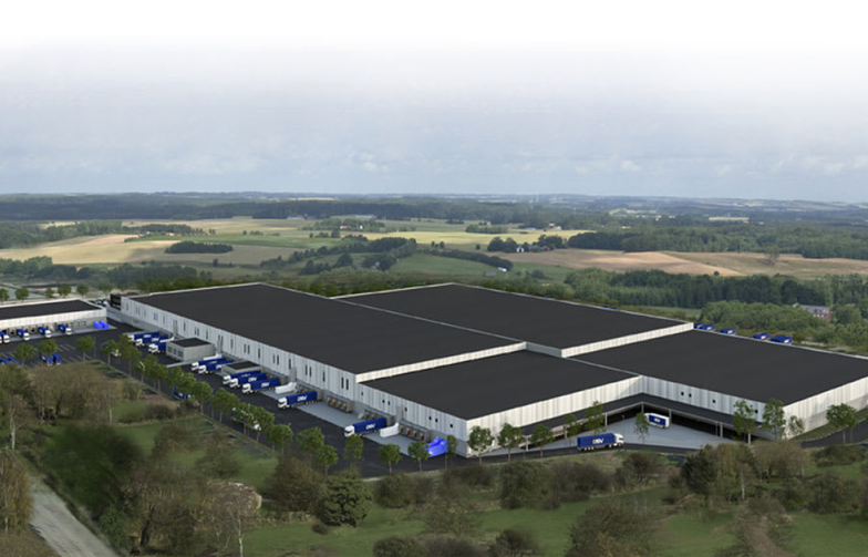 Illustration: DSV, new logistics centre in Rosersberg, north of Stockholm