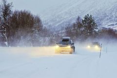 Planlegg turen godt, og vær forberedt på dårlig vær hvis du skal ut på veien i vinterferien. Foto. Knut Opeide / Statens vegvesen