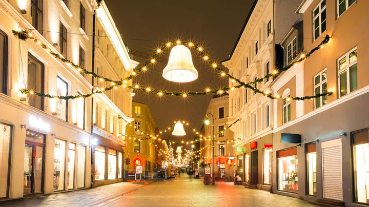 Julebelysning i Oslos gater. Foto: Shutterstock