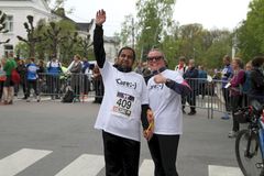 Tahir Hussain og Mariann Kalstad