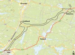 Reguleringsarbeidet omfatter 7 kilometer med ny firefelts mororvei på E39 samt 7 kilometer ny tilkomstvei med fartegrense 90 km/t til Mandal by.