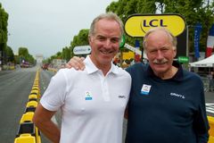 Bildetekst: Johan Kaggestad og Christian Paasche skal nok en gang tilbringe sommeren i Frankrike og kommentere Tour de France. Foto: Jan Petter Dahl, TV 2