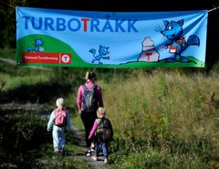 DNT Telemark var tidlig ute med TurboTråkk FOTO: Hanne Findal