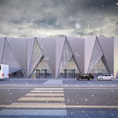Avinor og AF Gruppen har signert samspillskontrakt for ny flyplass i Mo i Rana. Illustrasjon: Polarsirkelen lufthavnutvikling/Nordic - Office of Architecture