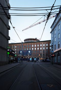 TAK Oslo vil ligge i rotunden på toppen av Sommerro. Foto Lars Petter Pettersen