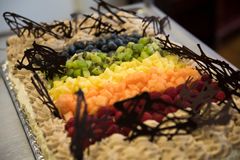 Dagen ble feiret med regnbuekake (Foto: Birgitte Heneide, Frivillighet Norge).