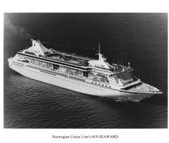 Skipet MS Sunwards var starten på cruiseeventyret Norwegian Cruise Line. Dette skipet var det aller første skipet i rederiets flåte, og første seiling gikk til Gibraltar.