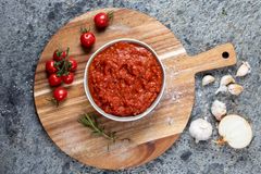 Godt modne tomater gir den beste tomatsausen.