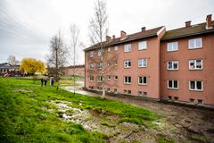 Slik så det ut i 2017. Bekker og vannløp skapte problemer. Foto: Arash Nejad/Nyebilder
