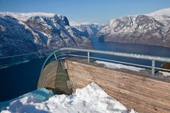 Stegastein, Aurlandsfjellet. Arkitekt Todd Saunders og Tommie Wilhelmsen. Foto Sigmund Krøvel-Velle