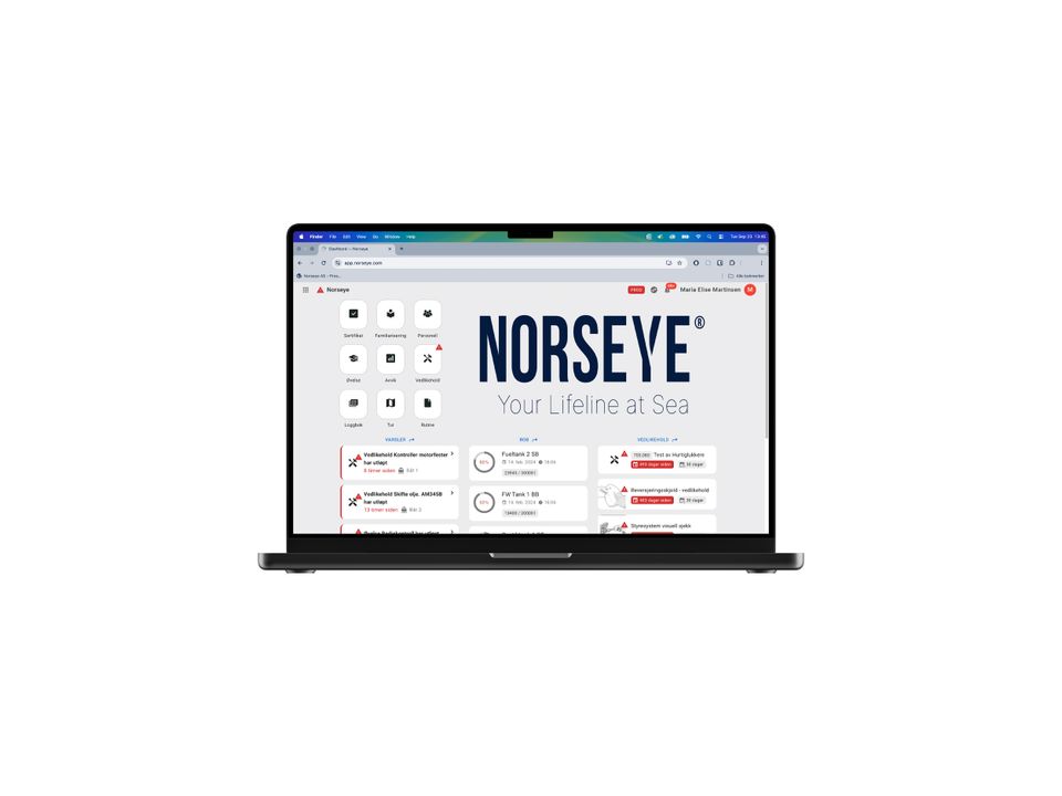 Norseye Beredskap og Sikkerhetsstyringssystem_PC