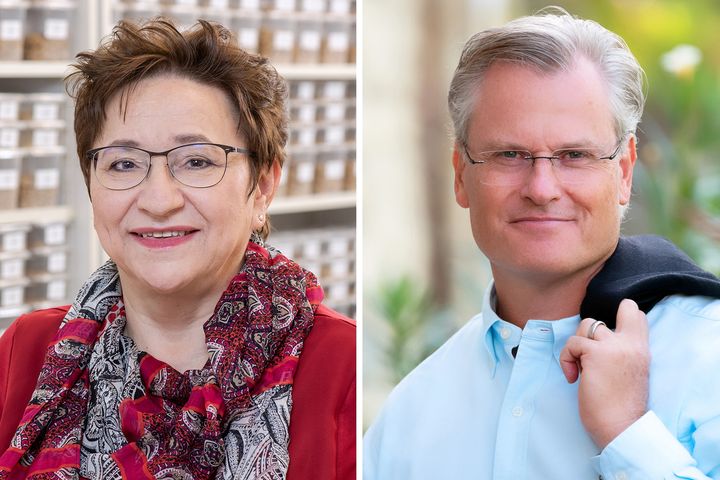 German Environmental Prize awarded to soil scientist and cleaning products manufacturer / Prof. Dr. Ingrid Kögel-Knabner (Munich) and Reinhard Schneider (Mainz) honoured on 27 October 2019 in Mannheim / Editorial use of this picture is free of charge. Please quote the source: "obs/Deutsche Bundesstiftung Umwelt (DBU)/©Heddergott/Piel"