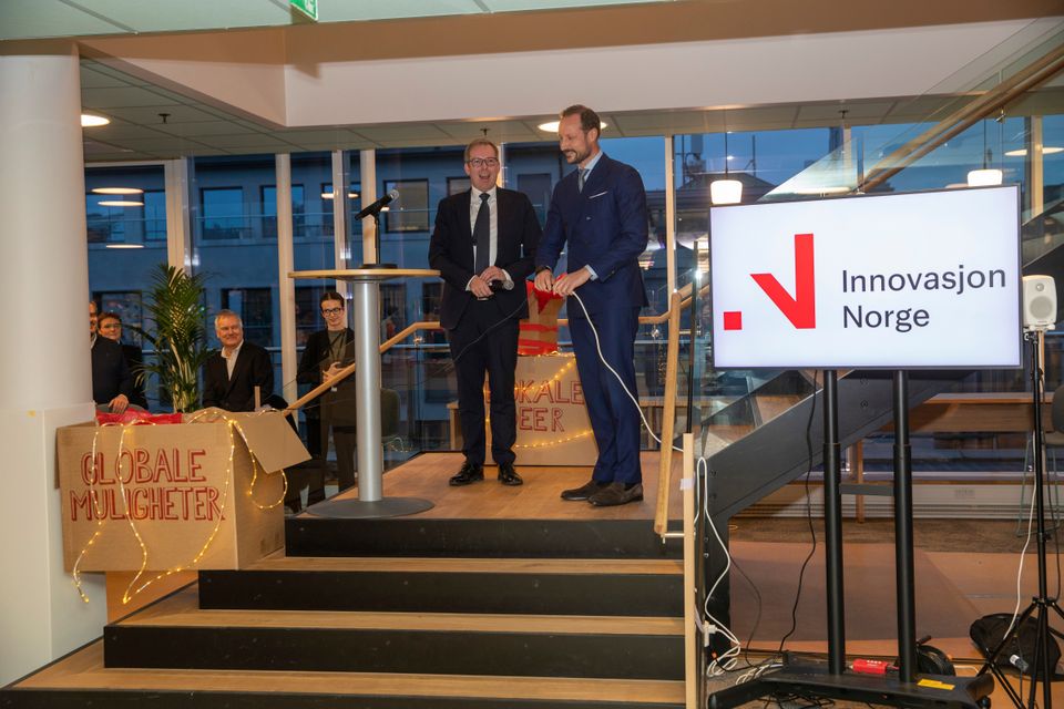 Kronprinsen pnet Nytt Innovasjon Norge hovedkontor Innovasjon Norge
