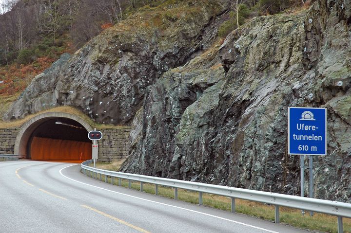 1. august starter oppgraderingen av E39 Uføretunnelen på Stord. Arbeidene varer ut året. (Foto: Tor-Egil Farestveit)