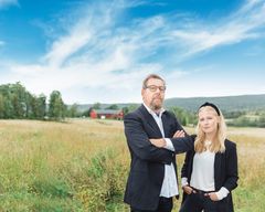 Otto Jespersen og Emilie Skolmen i "Otto har fått nok" på TV 2. Foto: TV 2.