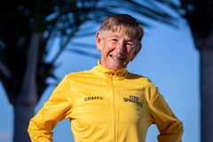 LØPEDRONNINGEN Mariann Stenbakk eller «løpe-dronninga» som hele Moss kaller henne, er en blid og sprek dame på 77 år med masse energi. Foto:  Kristoffer Steffensen Lenes/ TV 2