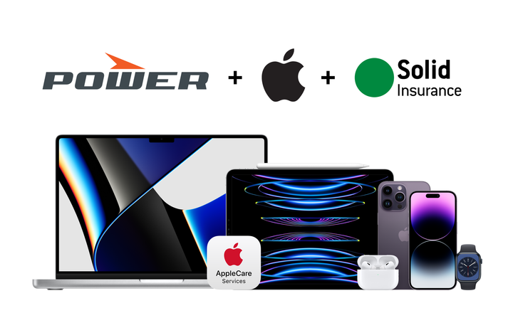 Nå tilbyr POWER AppleCare Services i sintrygghetsavtale.