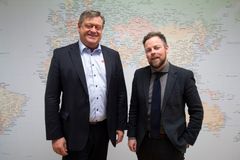 Fiskeriminister Harald T. Nesvik og næringsminister Torbjørn Røe Isaksen.