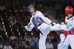 Richard Andre Ordemann satser mot OL 2020. Her konkurrerte han i European Games i 2015. Foto: Martin Hafsahl/NIF