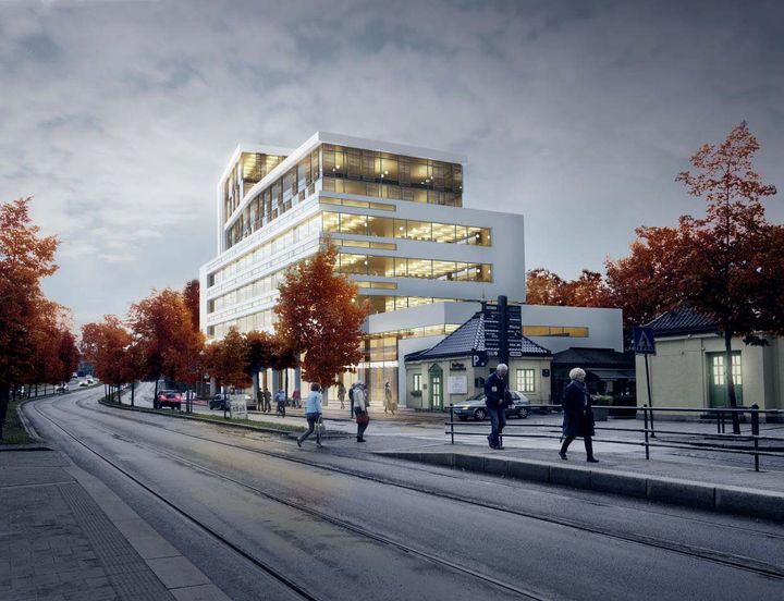 AF Gruppen has entered into an agreement to build a new office building in the Skøyen district of Oslo at Drammensveien 126. Ill. Thune Eureka.