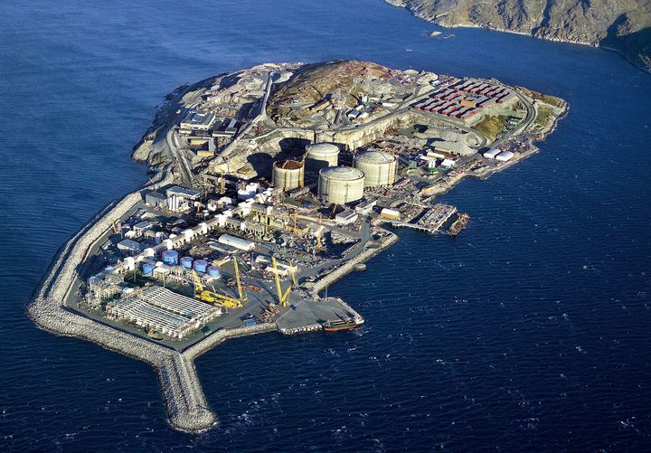 Hammerfest LNG at Melkøya. Photo: The Norwegian Petroleum Directorate