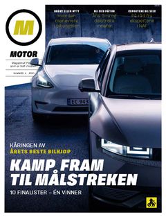 Forsiden på siste utgave av NAF-magasinet Motor