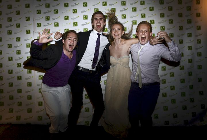 Fridthiov Andhøy, Robin Loftås, Julie Refseth og Sven Magnus Skimmeland. Foto:Kicki Nilsson/ Innovasjon Norge