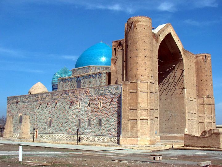 Mausoleet til Khoja Ahmed Yasawi i Tukerstan (Foto: Kasakhstans utenriksdepartement)