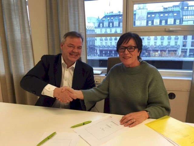 Odd Arild Grefstad og Ingjerd Hovdenakk.