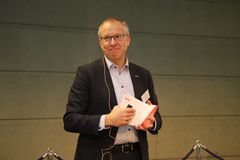 Ny styreleder i NHO Mat og Drikke, Håkon Mageli, konserndirektør kommunikasjon og Corporate Affairs i Orkla ASA
