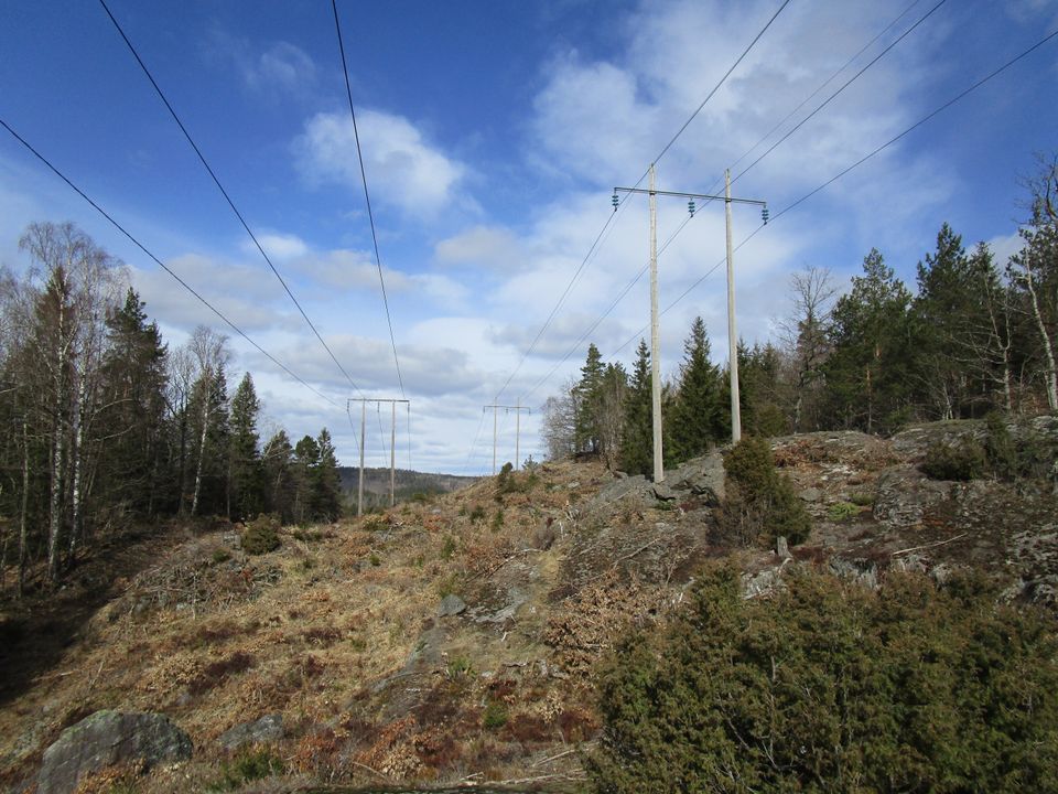 Glitre Nett - linjetrase Bøylestad - Eyde