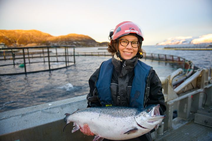Seminaret Verdivalg i lakseoppdrett ledes av seniorforsker Kine Mari Karlsen i Nofima. Foto: Lars Åke Andersen