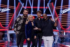 THE VOICE 2019: Martin Danielle, Lene Marlin, Morten Harket og Yosef Wolde-Mariam.