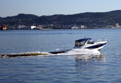 Kartløsningen er utviklet for småbåtflåten, og Kystverket tilgjengeliggjør dataene slik at andre aktører kan bruke dem i sine applikasjoner. Illustrasjonsbilde fra Trondhjemsfjorden. Foto: Trondheim Havn