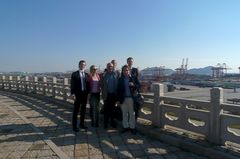 Yangshan-havna, som er en av verdens største. Foto: Innovasjon Norge