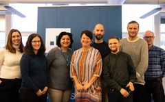 Fra v: Stine Vika Karlsen (Netpower), Gørild Silden Brekkhus (Netpower, Mihriban Rai (Kulturtanken), Lin Marie Holvik (Kulturtanken), Morten Hjelle (Netpower), Daniel Nørbech (Kulturtanken), Anders Tollefsen (Kulturtankenen) og Lasse Borge (Tiger Consulting)