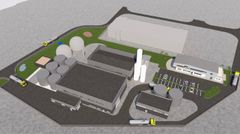 Slik planlegges det store biogassanlegget på Stord.