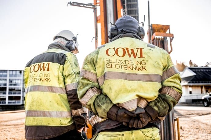 COWIs geofeltavdeling utfører oppdraget med sin danske underleverandør GEO, på oppdrag for Bane NOR.