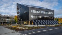 ZEB-laboratoriet i Trondheim er en av tre  finalister til Statens pris for byggkvalitet 2022. Foto: M. C. Herzog/Visualis images.