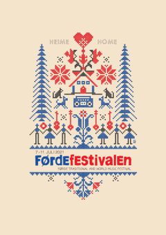 Førdefestivalen 2021 - plakat - Design: Piotr Pucylo