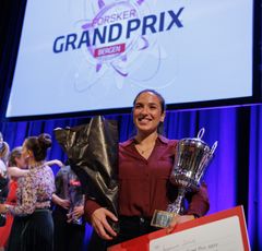 Josephine Salice, vinner av årets Forsker grand prix i Bergen. Foto: Øyvind Ganesh Eknes